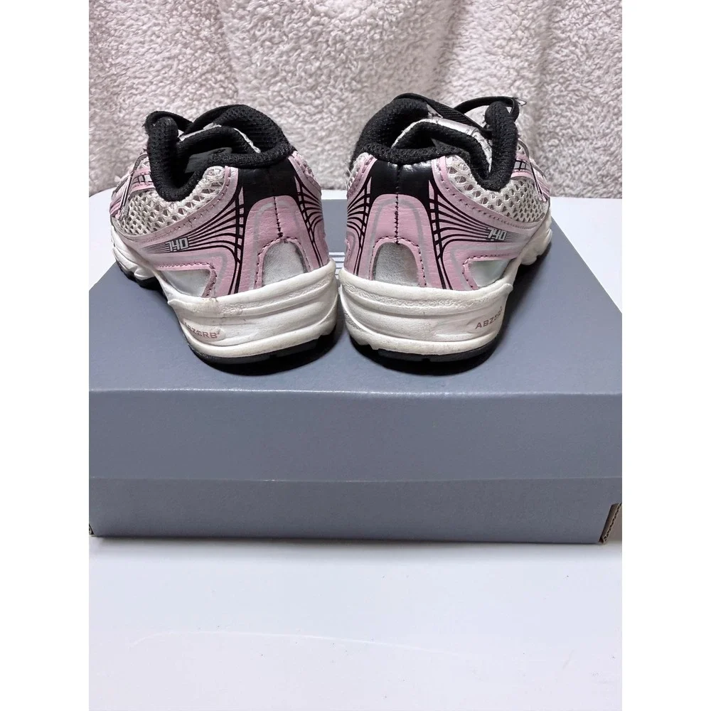 New Balance 740 Bungee Lace Toddler Kids Pink White Sneakers IZ740DK Size 8